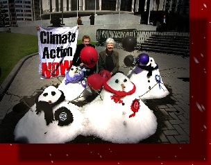 GLOBAL WARMING SNOWMEN