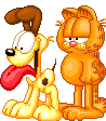 GARFIELD AND ODIE