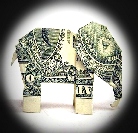 ORIGAMI MONEY ELEPHANT